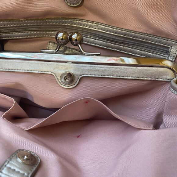 Coach Signature Stripe Multi Color Hobo Bag Plus Wallet Make an Offer! - Picture 2 of 9